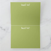 美しいリリー:春のセレニティの繊細なダンス カード (内部)