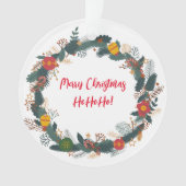 美しいリースのクリスマス装飾 オーナメント (正面)