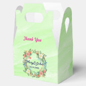 美しいリースピンクのロマン結婚ティック フェイバーボックス (オープン)