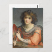 美しいルナの月神 ハレー CC1171 ポストカード (正面/裏面)