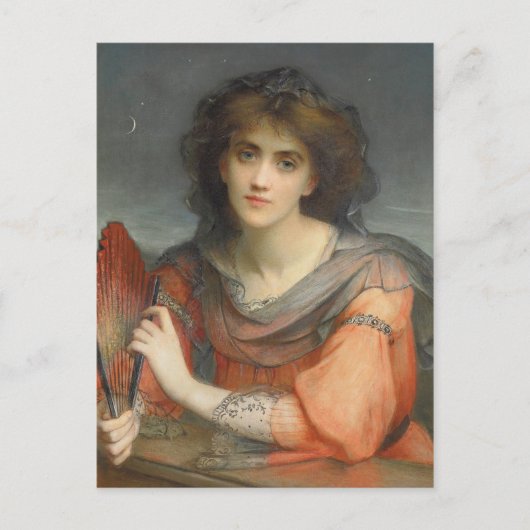 美しいルナの月神 ハレー CC1171 ポストカード (正面)