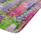 美しいルピネカラフルの花 カッティングボード (角)