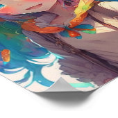 美しいレインボーアニメガール ポスター (角)