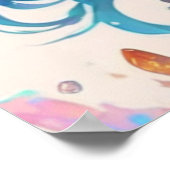 美しいレインボーアニメガール ポスター (角)