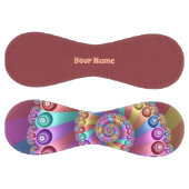 美しいレインボーカラー抽象芸術フラクタルアート名 ソフトボール (パネル)