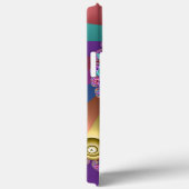 美しいレインボーカラー抽象芸術フラクタルアート名 Case-Mate iPhoneケース (裏面 / 右)