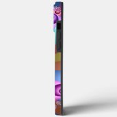 美しいレインボーカラー抽象芸術フラクタルアート名 Case-Mate iPhoneケース (裏面 / 左)