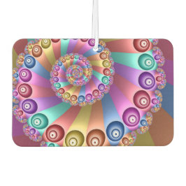 美しいレインボーカラー抽象芸術フラクタルアート カーエアーフレッシュナー