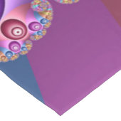 美しいレインボーカラー抽象芸術フラクタルアート ショートテーブルランナー (コーナー)