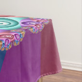 美しいレインボーカラー抽象芸術フラクタルアート テーブルクロス (インサイチュ)