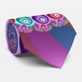 美しいレインボーカラー抽象芸術フラクタルアート ネクタイ (ロール)
