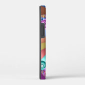 美しいレインボーカラー抽象芸術フラクタルアート Case-Mate iPhoneケース (裏面 / 右)