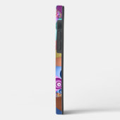 美しいレインボーカラー抽象芸術フラクタルアート Case-Mate iPhoneケース (裏面 / 左)