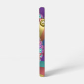 美しいレインボーカラー抽象芸術フラクタルアート SAMSUNG GALAXYケース (左側面)