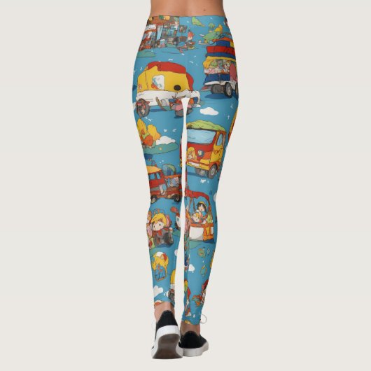 美しいレギング レギンス (裏面)