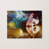 美しいレズビアン好カラフルき絵画たち ジグソーパズル (横)