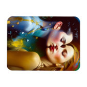 美しいレズビアン好カラフルき絵画たち マグネット (横)