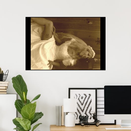 美しいレズ結婚ビアンのドレス02 ポスター (ホームオフィス)