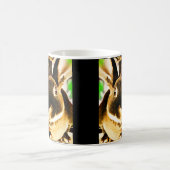 美しいレックスのウサギのマグ コーヒーマグカップ (中央)