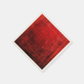 美しいレッド紙ナプキンス！ スタンダードカクテルナプキン (角)