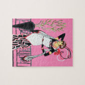 美しいレディ2パズル ジグソーパズル (横)