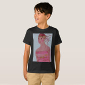 美しいレディ3.JPG Tシャツ (正面フル)