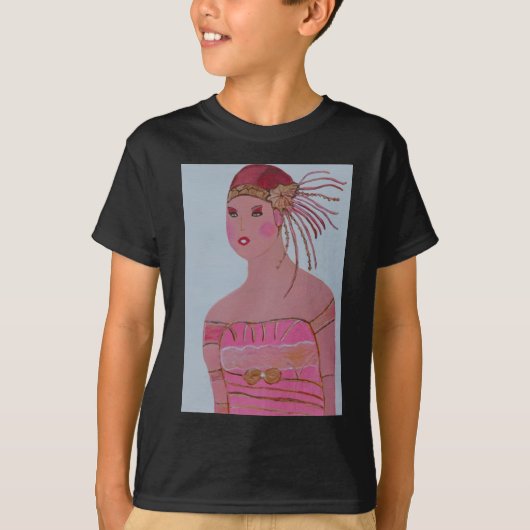 美しいレディ3.JPG Tシャツ (正面)