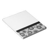 美しいレトロな白黒ノートブック ノートパッド (アングル)