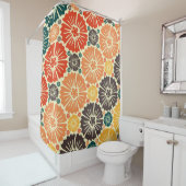 美しいレトロアールヌーボー シャワーカーテン (インサイチュ)