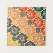 美しいレトロアールヌーボー タペストリー (正面(横))