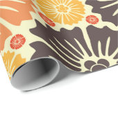 美しいレトロアールヌーボー ラッピングペーパー (ロールコーナー)