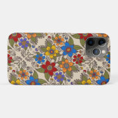 美しいレトロフォークアートフローラデザイン Case-Mate iPhoneケース (裏面(横))