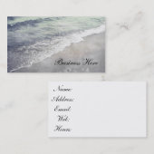 美しいレトロレイクミシガンショアラインビジネス 名刺 (正面/裏面)