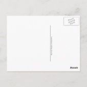 美しいレトロレイクミシガンショアラインビーチ ポストカード (裏面)