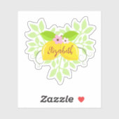 美しいレモン シール (シート)