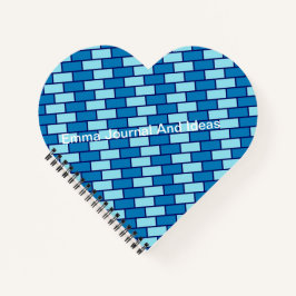 美しいレンガの壁のパターンが特徴的なハードカバージャーナルで、あなたのライティングゲームをレベルアッ ノートブック