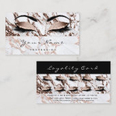 美しいロイヤリティカード10ラッシュバラ金ゴールドカッペマーブル ロイヤリティカード (正面/裏面)