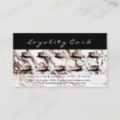 美しいロイヤリティカード10ラッシュバラ金ゴールドカッペマーブル ロイヤリティカード (裏面)