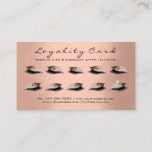 美しいロイヤリティカード10ラッシュバラ金ゴールドスキニークラウン ロイヤリティカード (裏面)