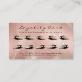 美しいロイヤリティカード10ラッシュバラ金ゴールド金ゴールドクラウン ロイヤリティカード (裏面)