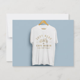 美しいロゴのTシャツデザイン ポストカード