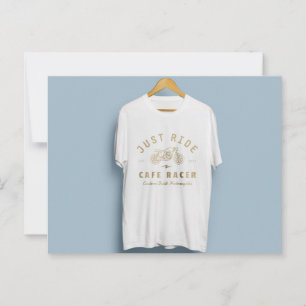 美しいロゴのTシャツデザイン ポストカード