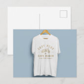 美しいロゴのTシャツデザイン ポストカード (正面/裏面)