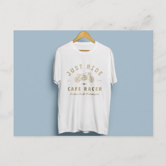 美しいロゴのTシャツデザイン ポストカード (正面)