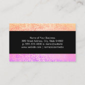 美しいロゴ |サロンはさみと製品 名刺 (裏面)