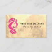 美しいロゴ |髪とメイクアップ ロイヤリティカード (正面)