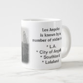 美しいロサンゼルスジャンボマグ! ジャンボコーヒーマグカップ (正面右)