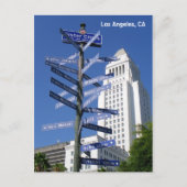 美しいロサンゼルスダウンタウンはがき！ ポストカード (正面)