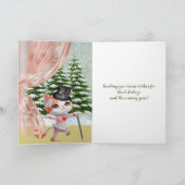 美しいロックフェラープラザとタッピンタブビーキャット シーズンカード (内部)