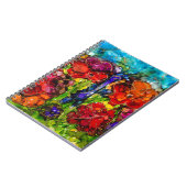 美しいロビチュードジャーナル"ホットメイスガーデン" ノートブック (左側)